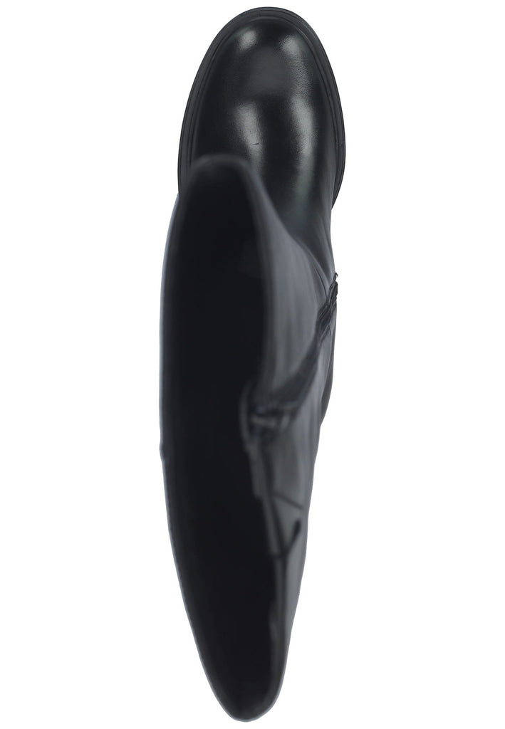 Geox Stiefel Glattleder Schwarz