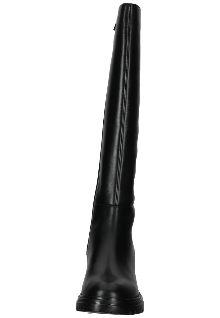 Geox Stiefel Glattleder Schwarz