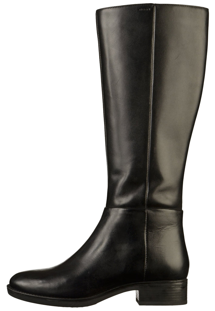 Geox Stiefel Leder Schwarz