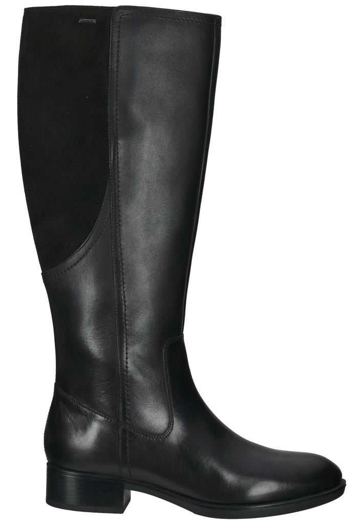 Geox Stiefel Leder Schwarz