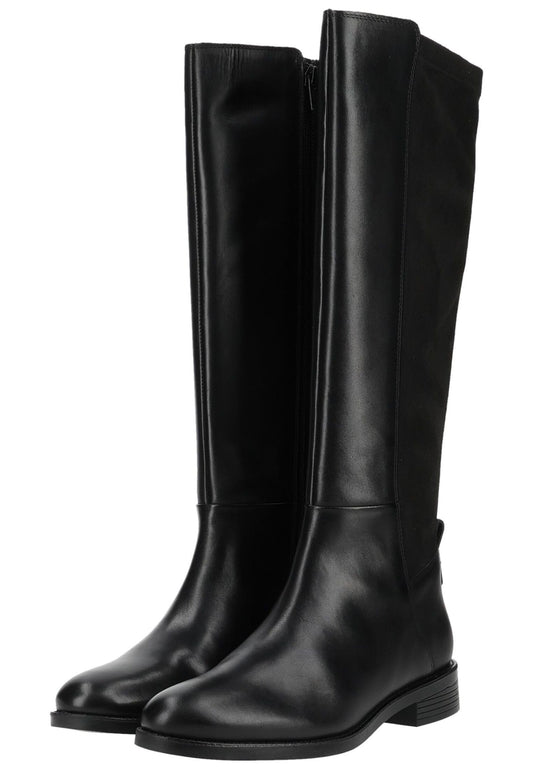 Geox Stiefel Leder Schwarz