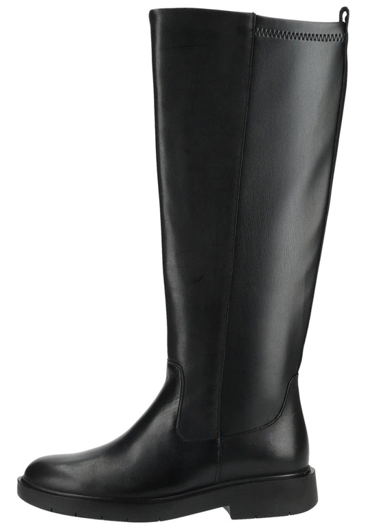 Geox Stiefel Leder Schwarz