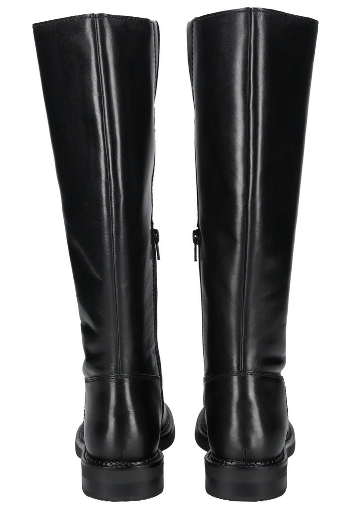 Geox Stiefel Leder Schwarz Warmfutter