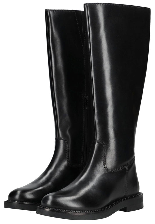 Geox Stiefel Leder Schwarz Warmfutter