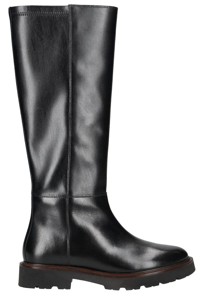 Geox Stiefel Leder/Synthetik Schwarz