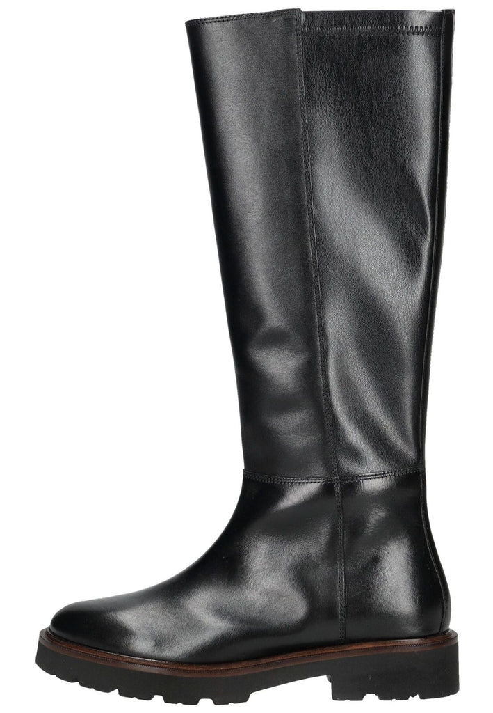 Geox Stiefel Leder/Synthetik Schwarz