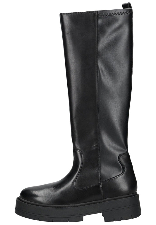 Geox Stiefel Leder/Synthetik Schwarz
