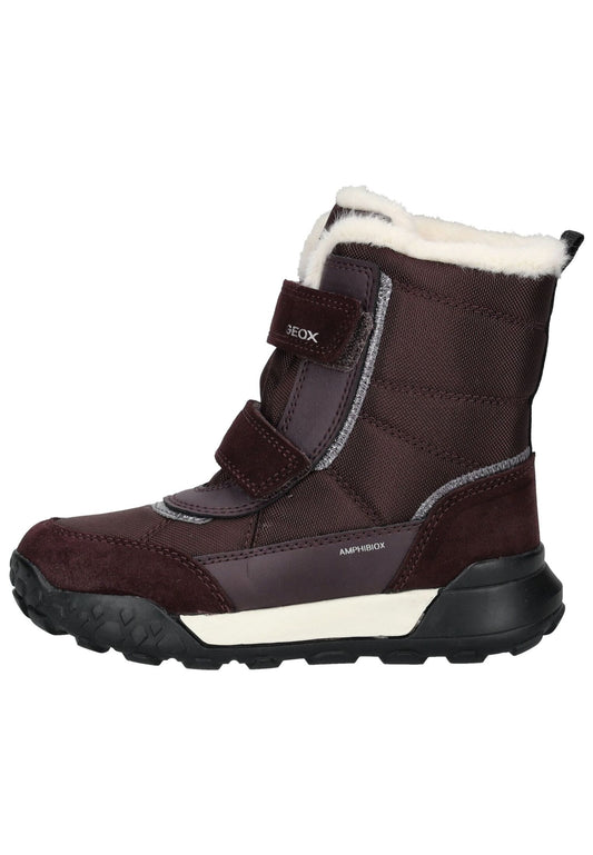 Geox Stiefel Leder/Textil Burgundy Warmfutter