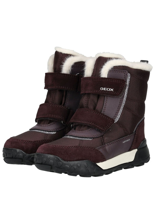 Geox Stiefel Leder/Textil Burgundy Warmfutter