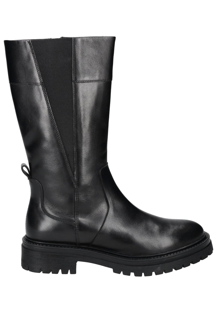 Geox Stiefel Leder/Textil Schwarz