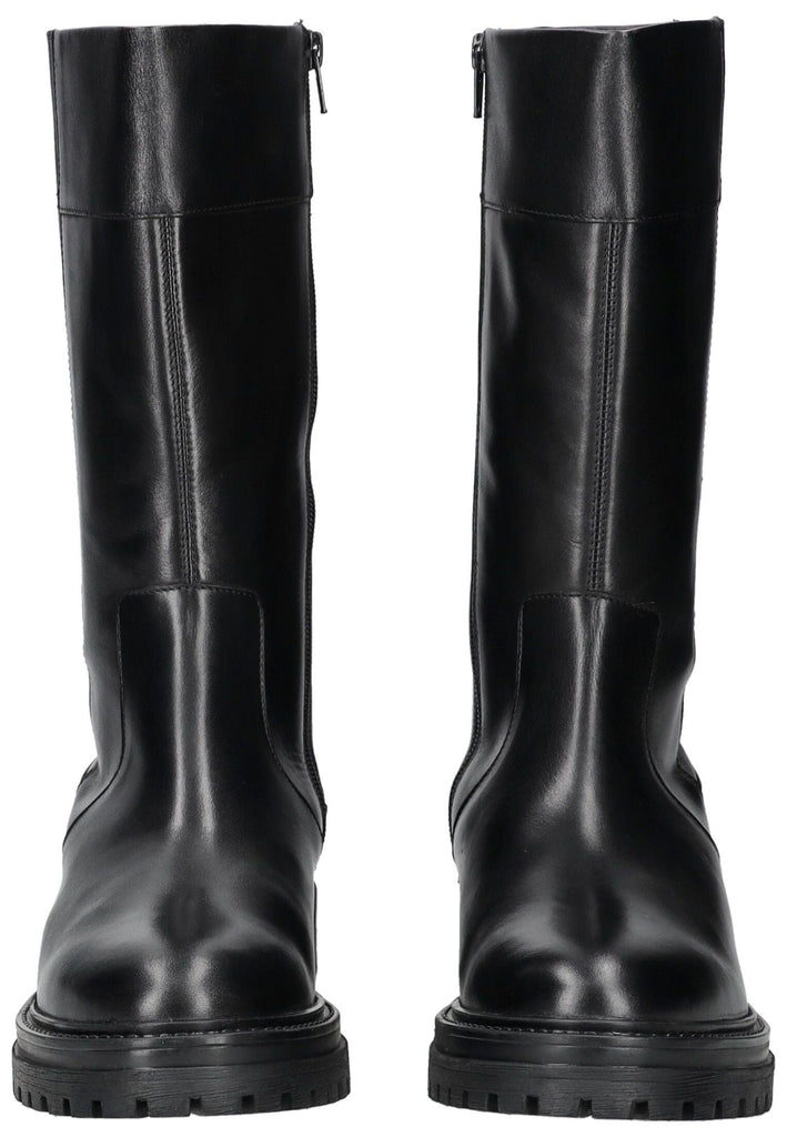 Geox Stiefel Leder/Textil Schwarz