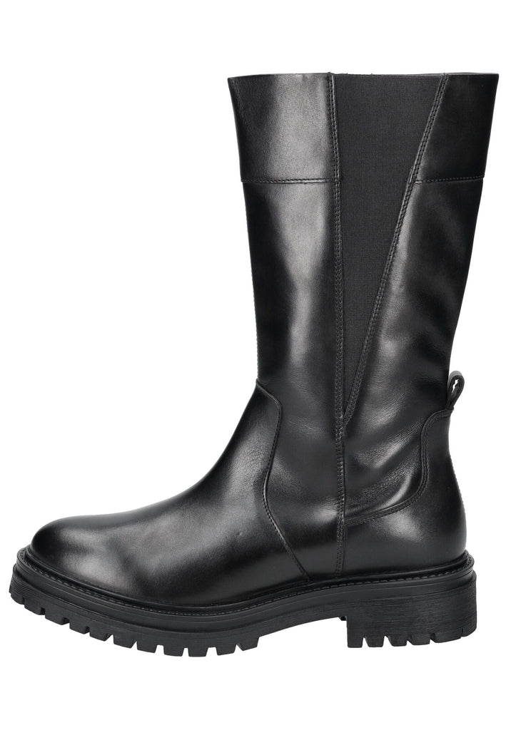 Geox Stiefel Leder/Textil Schwarz