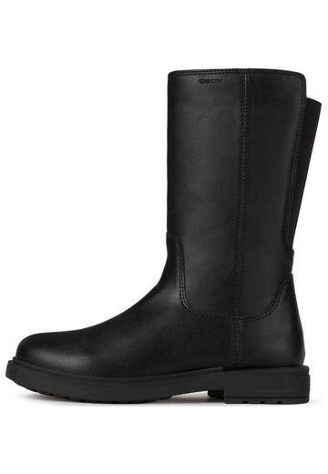 Geox Stiefel Lederimitat/Textil Schwarz