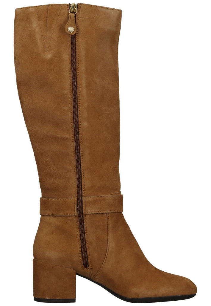 Geox Stiefel Veloursleder Cognac