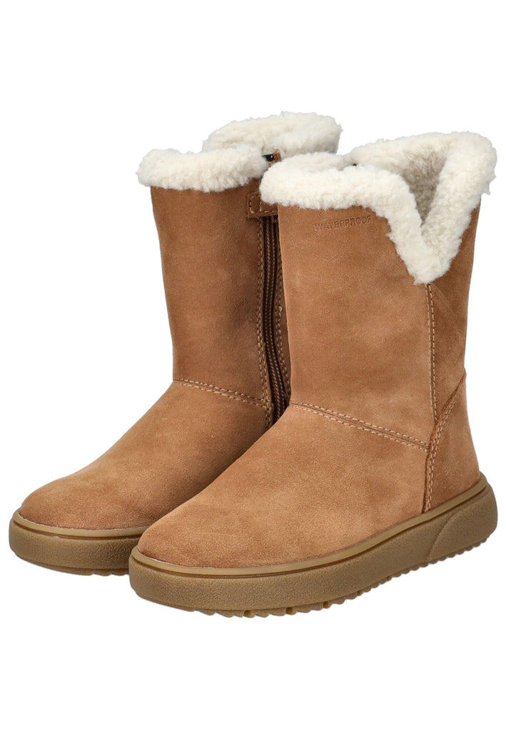 Geox Stiefel Veloursleder/Textil Whisky Warmfutter