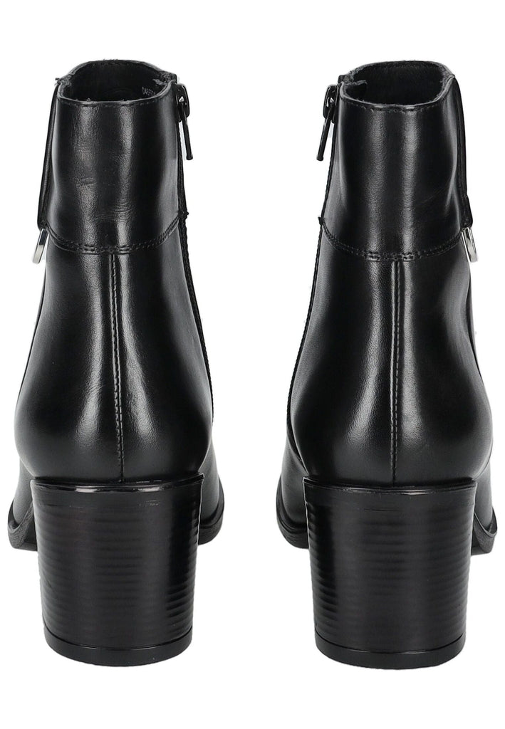 Geox Stiefelette Glattleder Schwarz