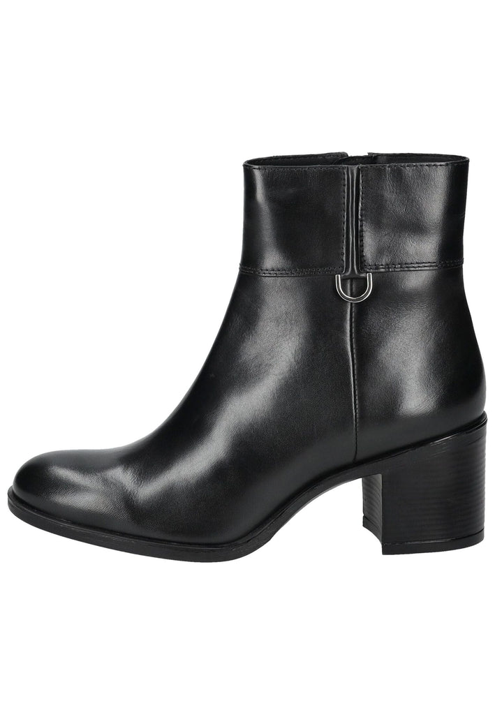 Geox Stiefelette Glattleder Schwarz