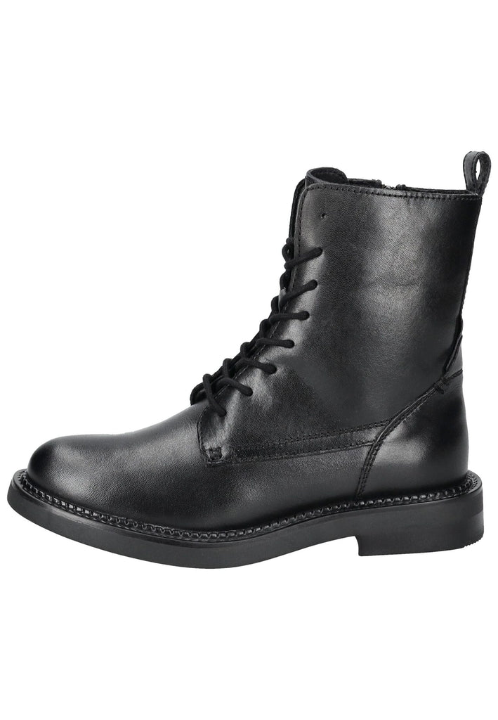 Geox Stiefelette Glattleder Schwarz