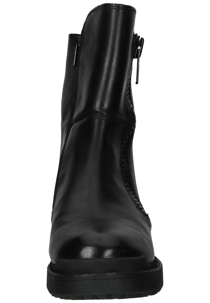 Geox Stiefelette Glattleder Schwarz Warmfutter