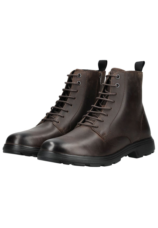 Geox Stiefelette Leder Coffee Warmfutter