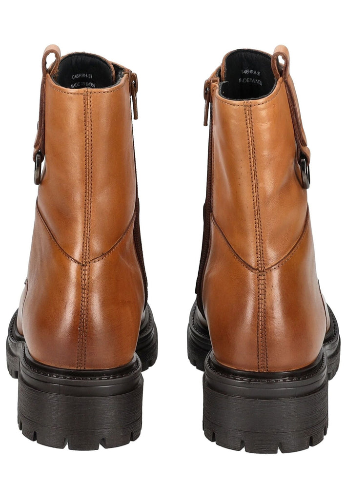 Geox Stiefelette Leder Cognac Warmfutter