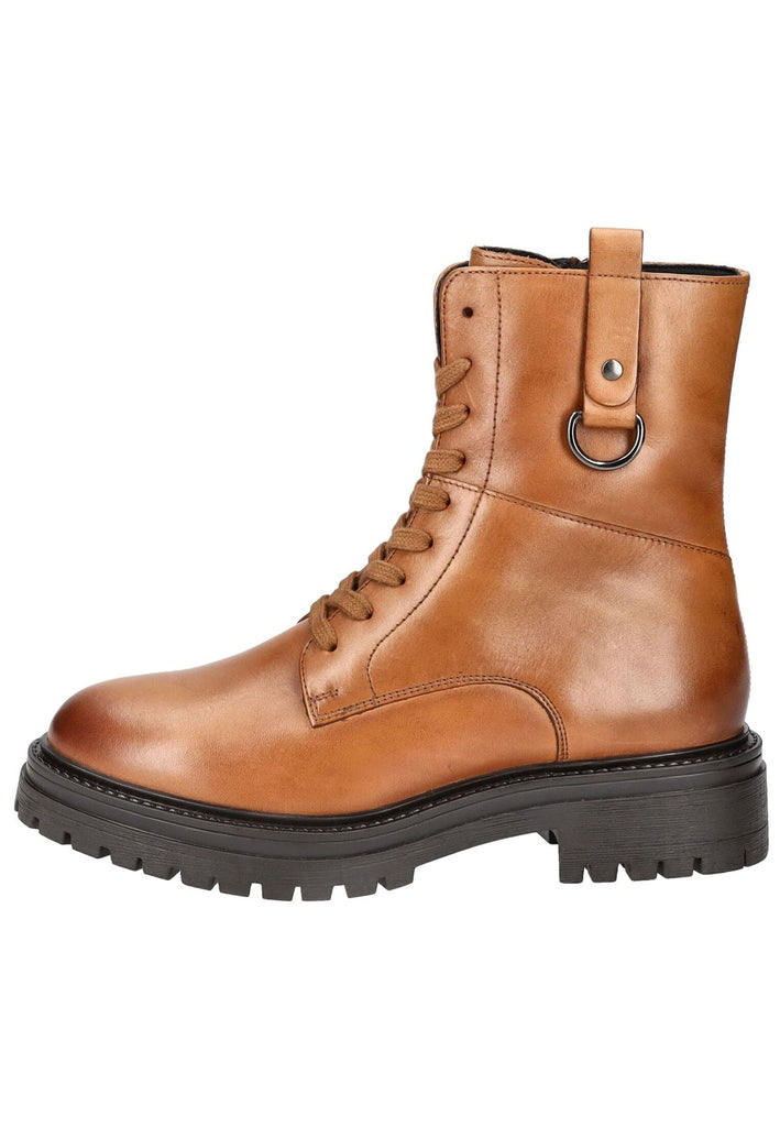 Geox Stiefelette Leder Cognac Warmfutter