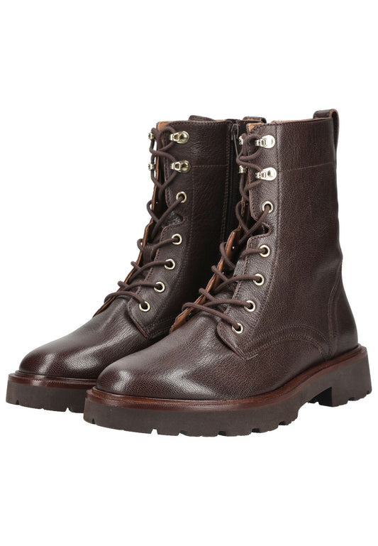 Geox Stiefelette Leder Dunkelbraun