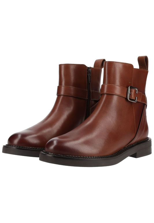 Geox Stiefelette Leder Dunkelbraun