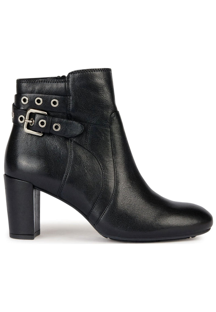 Geox Stiefelette Leder Schwarz