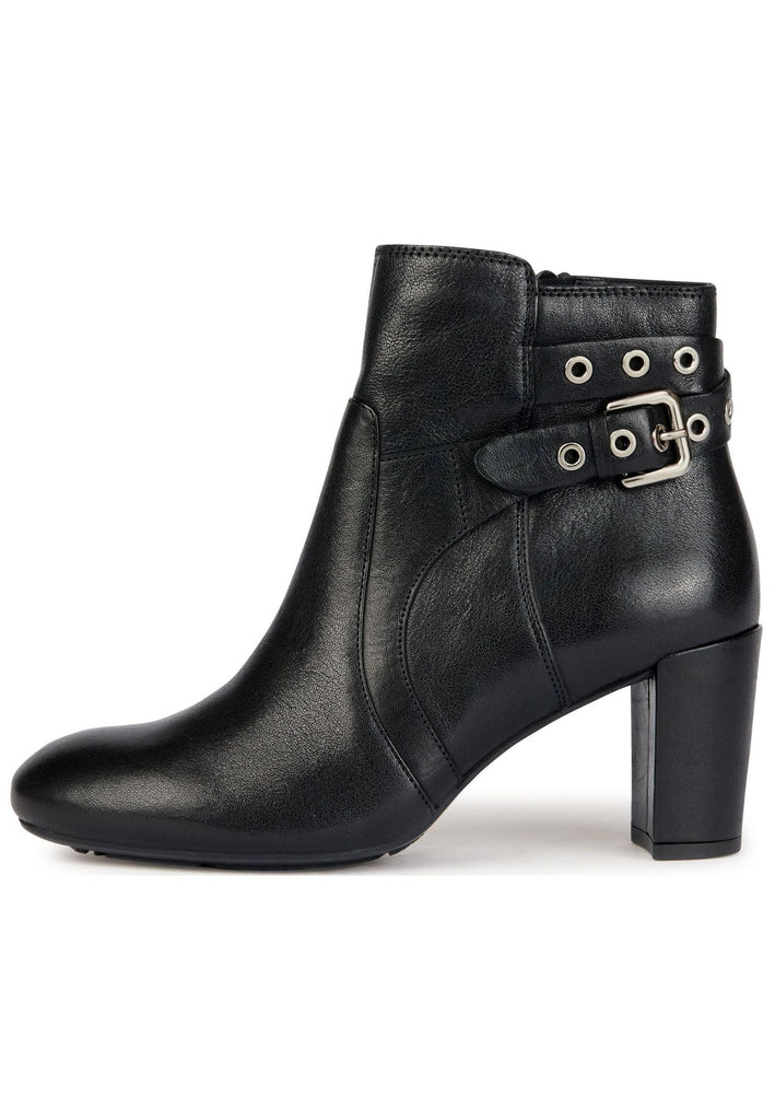 Geox Stiefelette Leder Schwarz