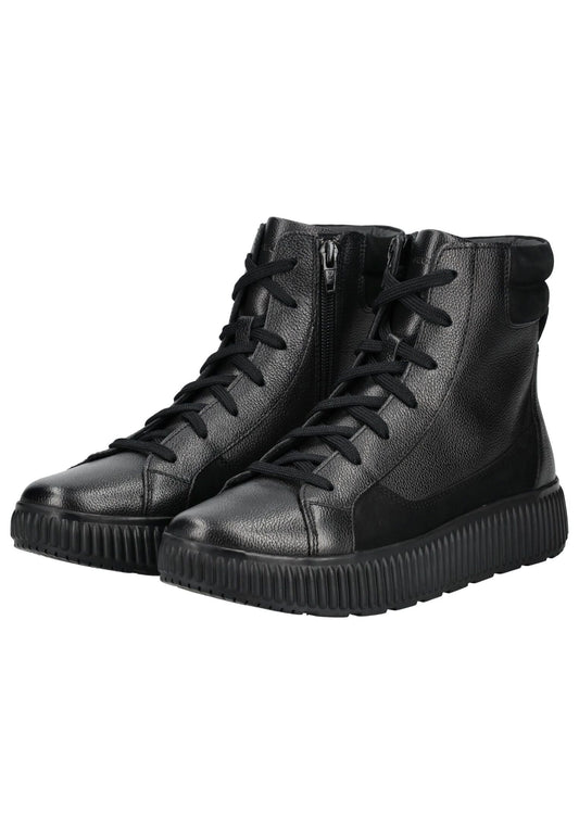 Geox Stiefelette Leder Schwarz