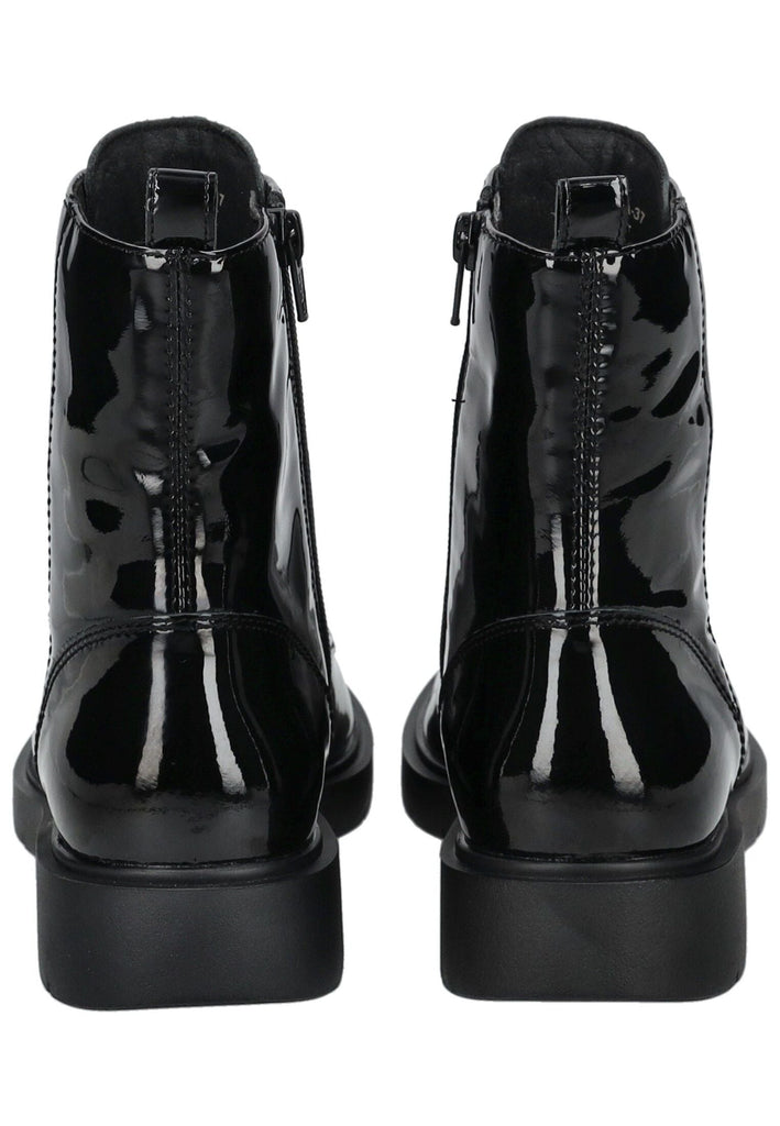 Geox Stiefelette Leder Schwarz Lack