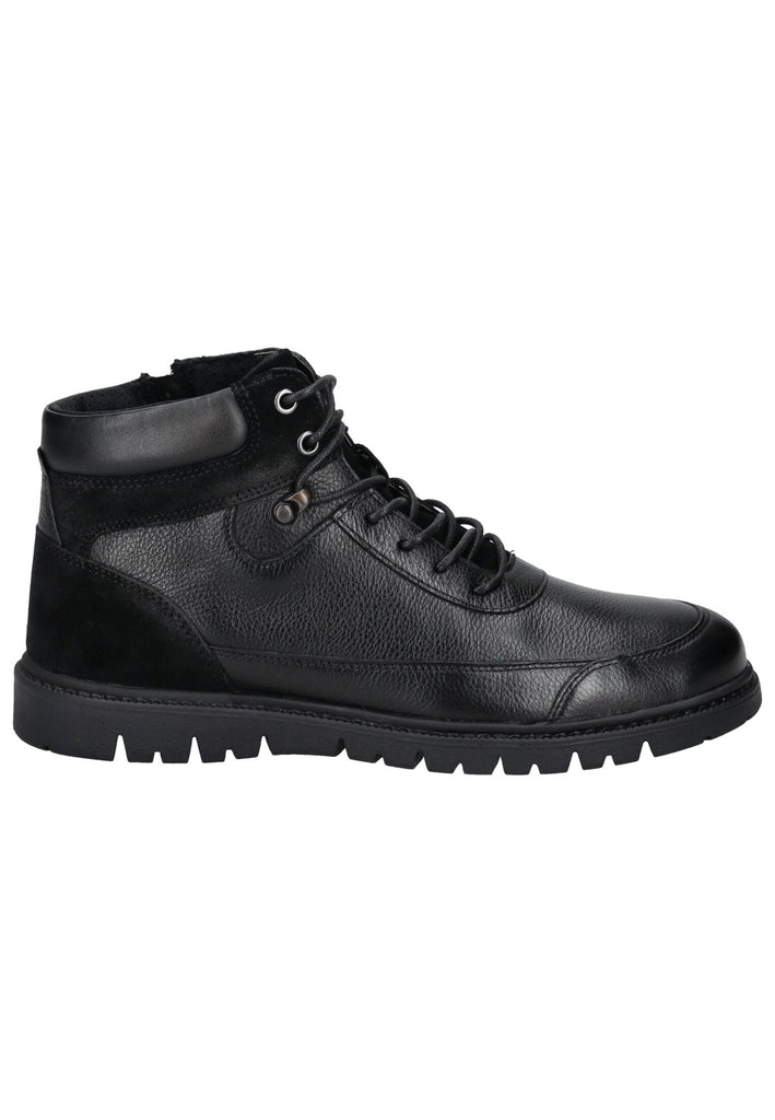 Geox Stiefelette Leder Schwarz Warmfutter