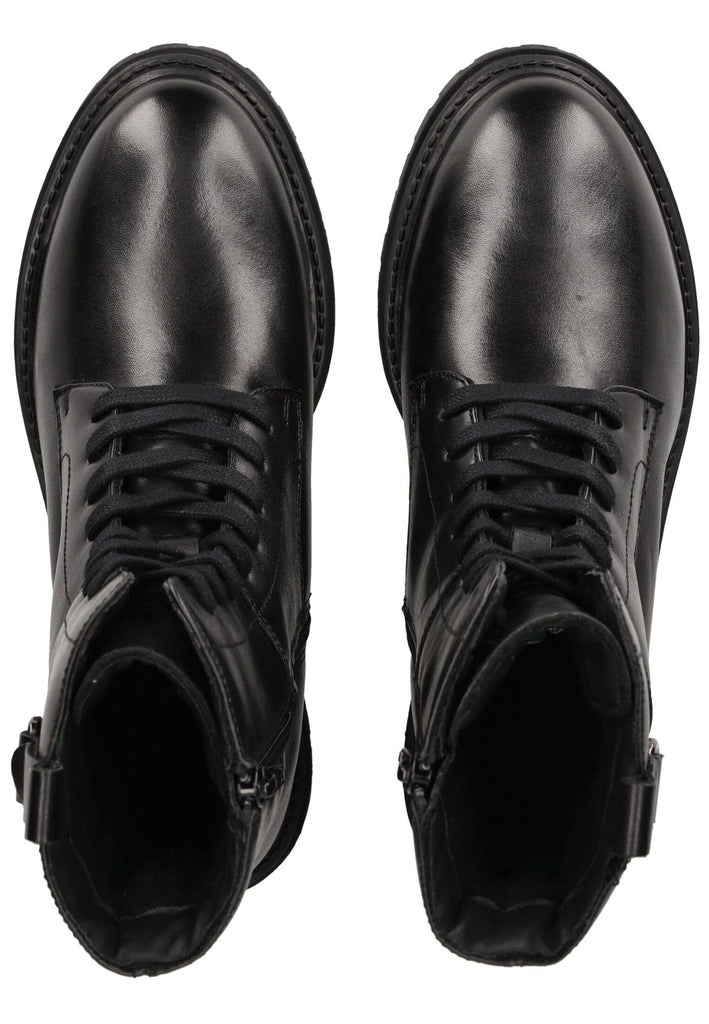 Geox Stiefelette Leder Schwarz Warmfutter