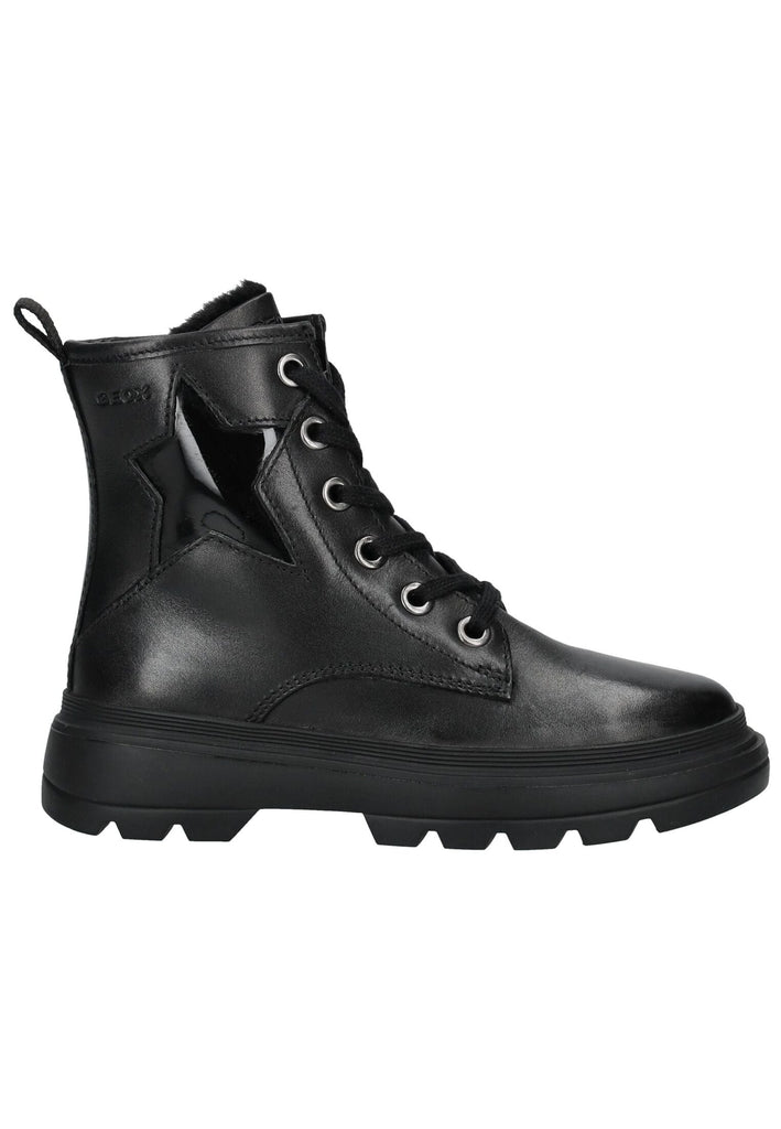 Geox Stiefelette Leder Schwarz Warmfutter