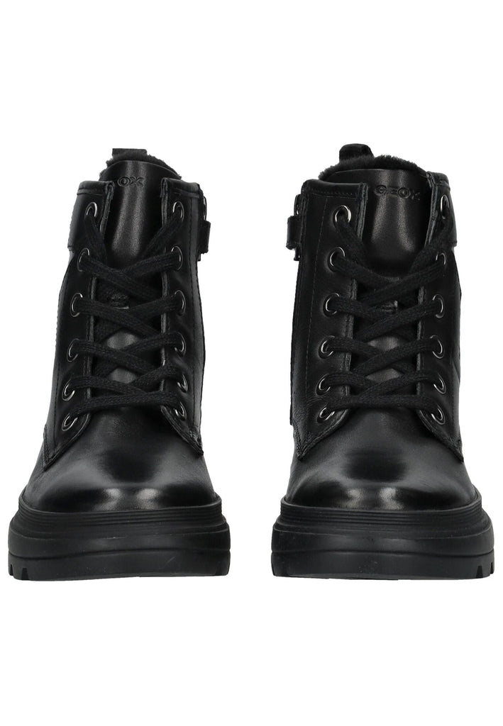 Geox Stiefelette Leder Schwarz Warmfutter