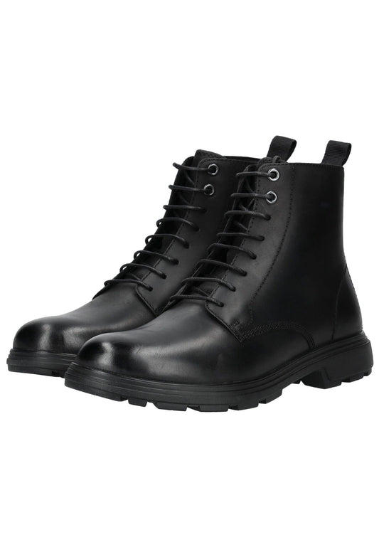 Geox Stiefelette Leder Schwarz Warmfutter