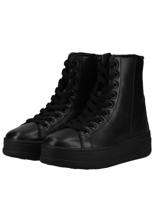 Geox Stiefelette Leder Schwarz Warmfutter