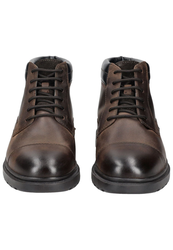 Geox Stiefelette Leder/Synthetik Coffee