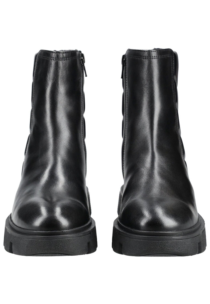 Geox Stiefelette Leder/Synthetik Schwarz Warmfutter