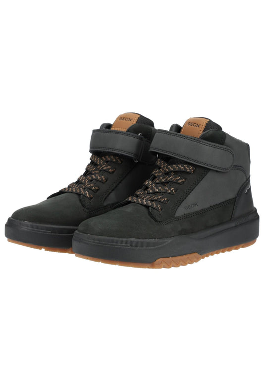 Geox Stiefelette Leder/Synthetik Schwarz Warmfutter