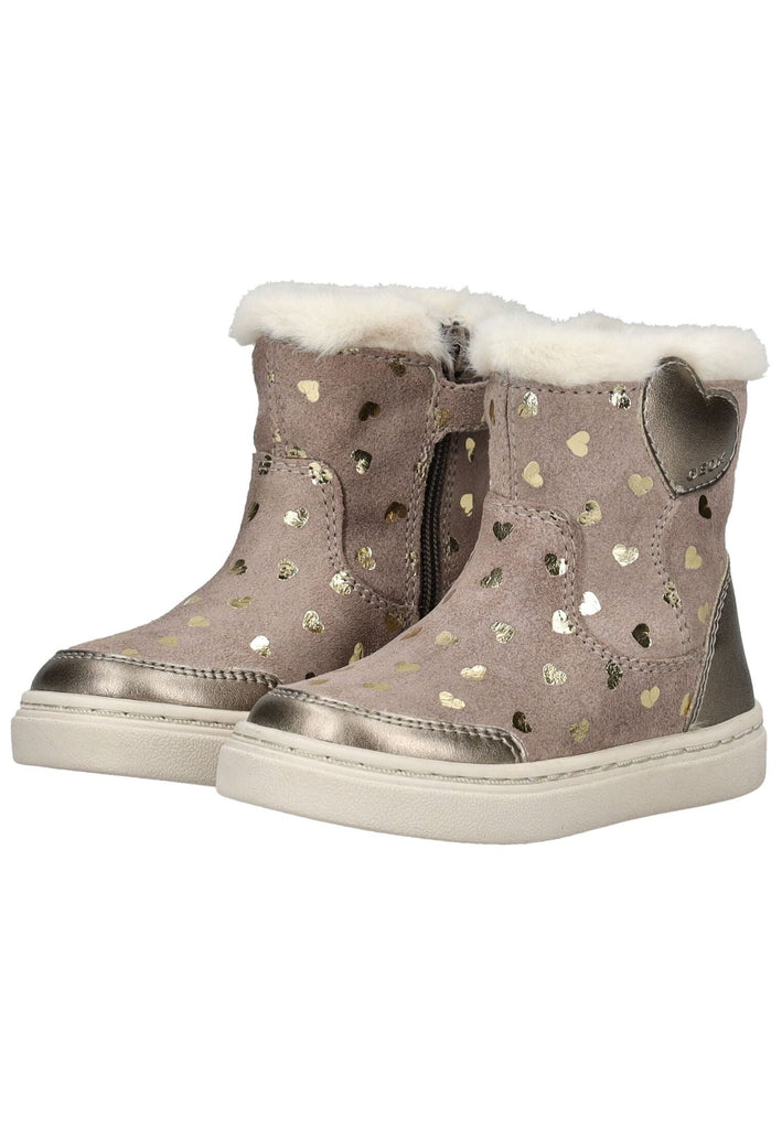 Geox Stiefelette Leder/Textil Beige