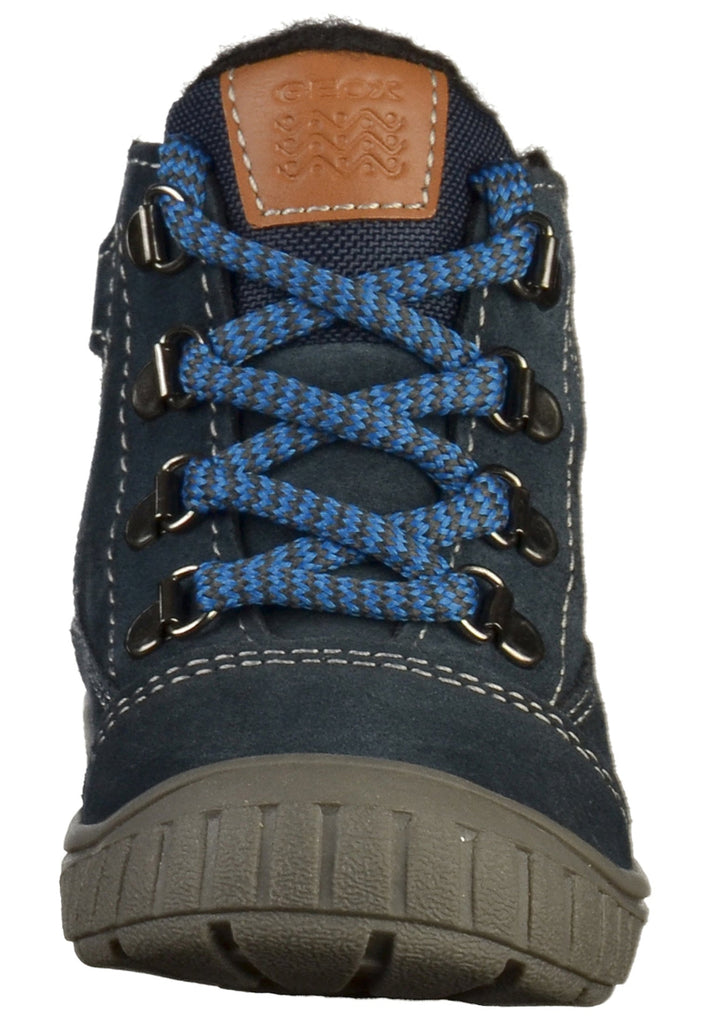 Geox Stiefelette Leder/Textil Blau