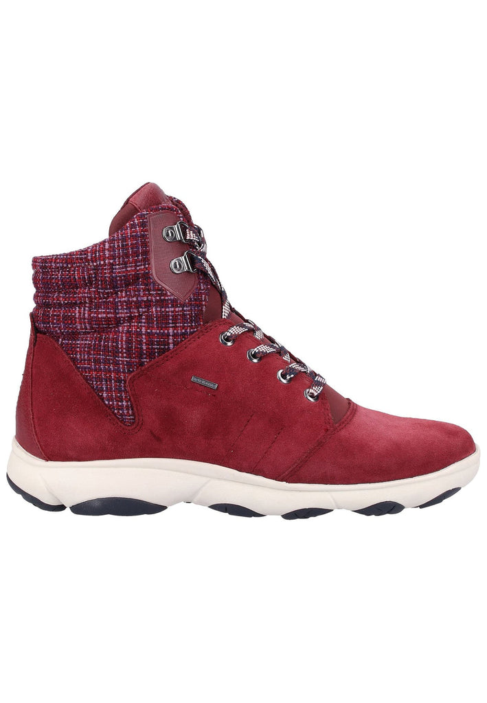 Geox Stiefelette Leder/Textil Bordeaux