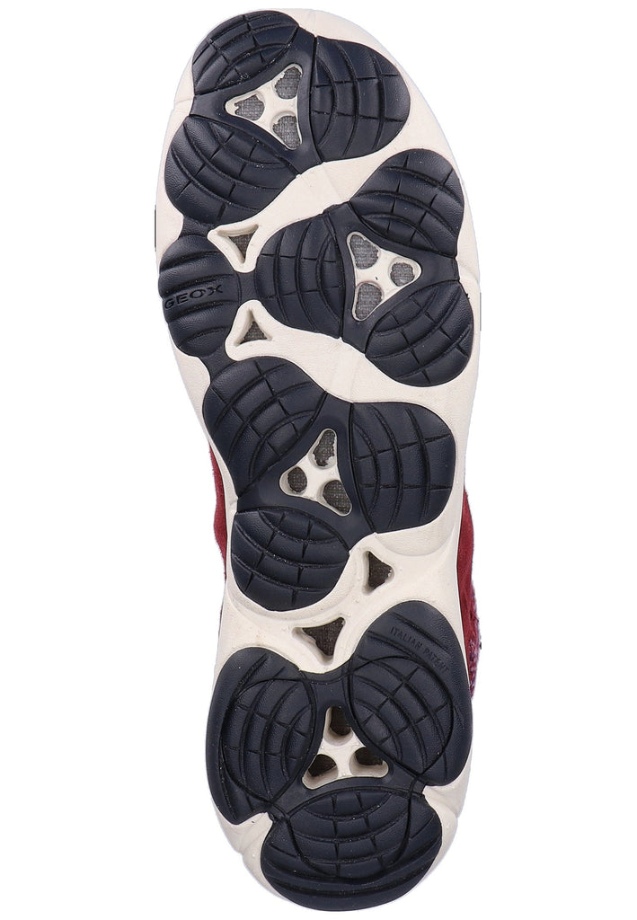 Geox Stiefelette Leder/Textil Bordeaux