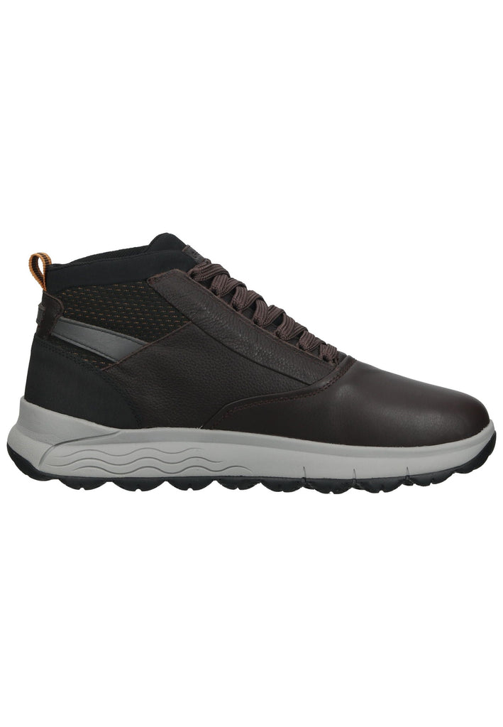 Geox Stiefelette Leder/Textil Braun