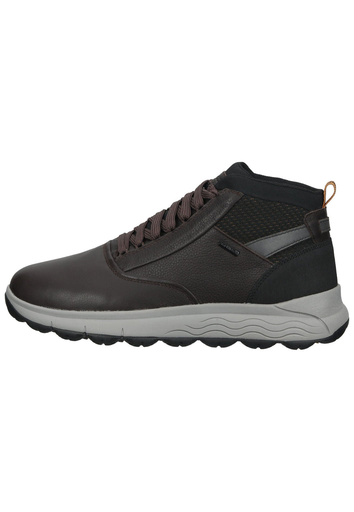Geox Stiefelette Leder/Textil Braun