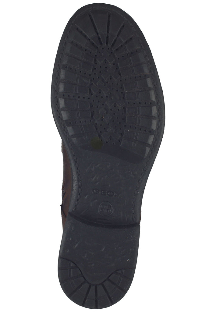 Geox Stiefelette Leder/Textil Braun