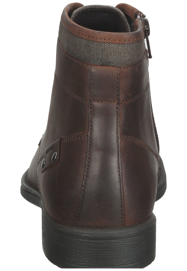 Geox Stiefelette Leder/Textil Braun