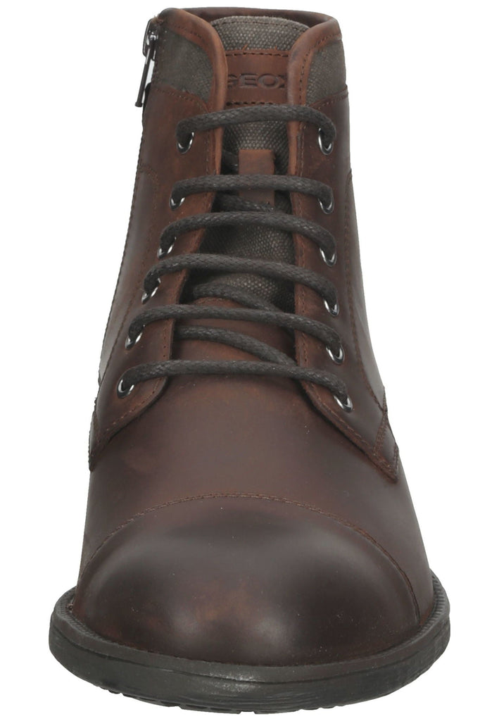 Geox Stiefelette Leder/Textil Braun